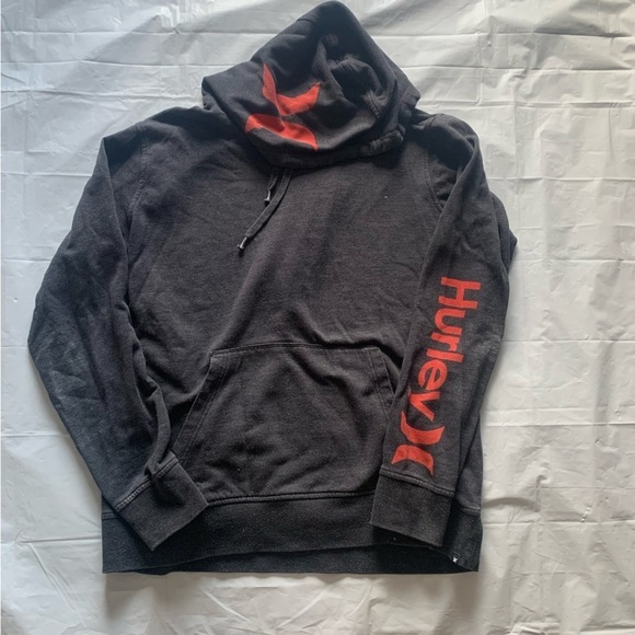 π Hurley Dark Grey Lightweight Spring/Summer Sweater - Unisex, Menβs Size LG π - Picture 7 of 14